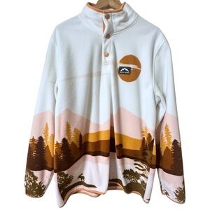 ✨BOGO 1/2✨MASSIVE OUTDOOR Aztec Print Quarter Snap Fleece Pullover size XL